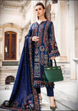 LUXURY DHANAK EMBROIDERED 3PC WINTER COLLECTION-3384