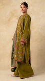 Zara Shahjahan 3PC Embroidered With Digital Printed Wool Shawl-198