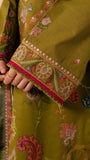 Zara Shahjahan 3PC Embroidered With Digital Printed Wool Shawl-198