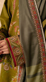 Zara Shahjahan 3PC Embroidered With Digital Printed Wool Shawl-198