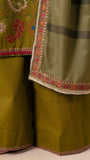 Zara Shahjahan 3PC Embroidered With Digital Printed Wool Shawl-198