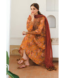 SHAHANAH KHADDAR 3PC - PRINTED SHIRT & TROUSER-908