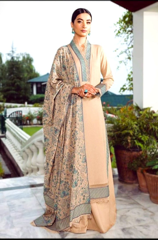 Bareeze Dhanak Embroidered 3PC Suit-2095