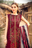 MARIA.B LUXURY EMBROIDERED DHANAK 3PC -1064