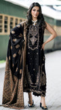 IZEL MUSAFIR 3PC Dhanak Embroidered Shirt With Digital Printed Shawl-277